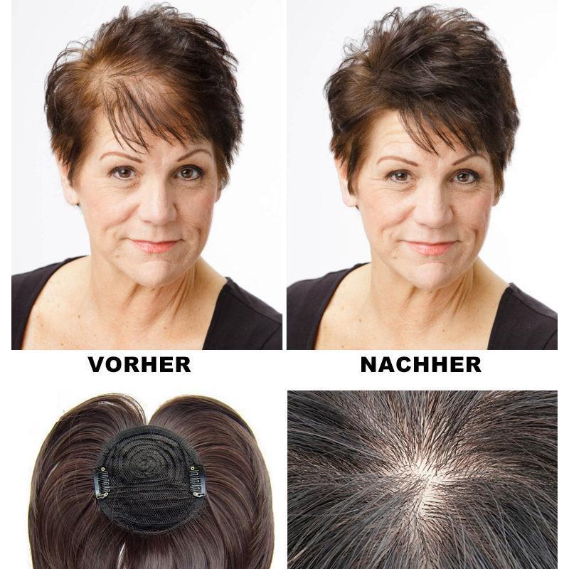 Haarstück für Kopf Echthaar Extensions