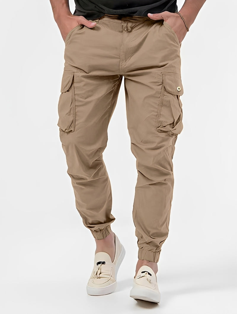 Herren Cargohose Bequem Lässig Freizeit