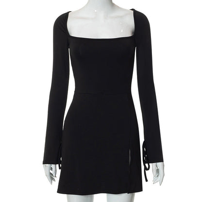 Elegantes Damenkleid Rebecca mit Schlitz