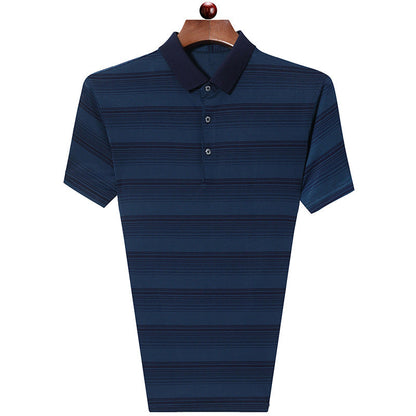 Herren Polohemd Streifen Modern Slim Fit - BerlinGlamour