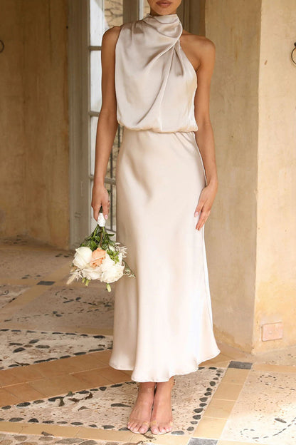 Elegante Damenrockkleid Faltkragen Einzelstück