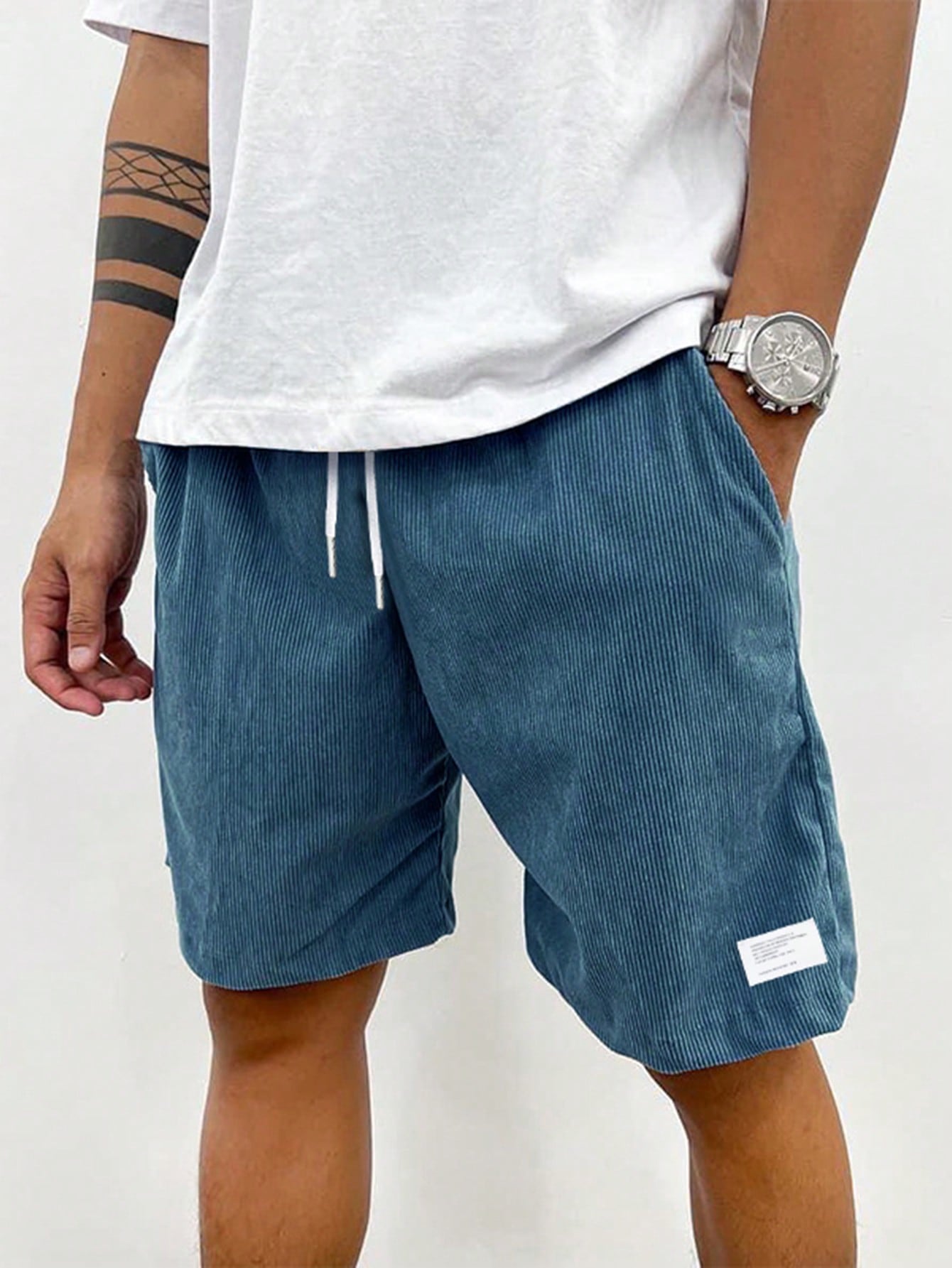 Herren Shorts Sommer Bequem Mit Kordelzug