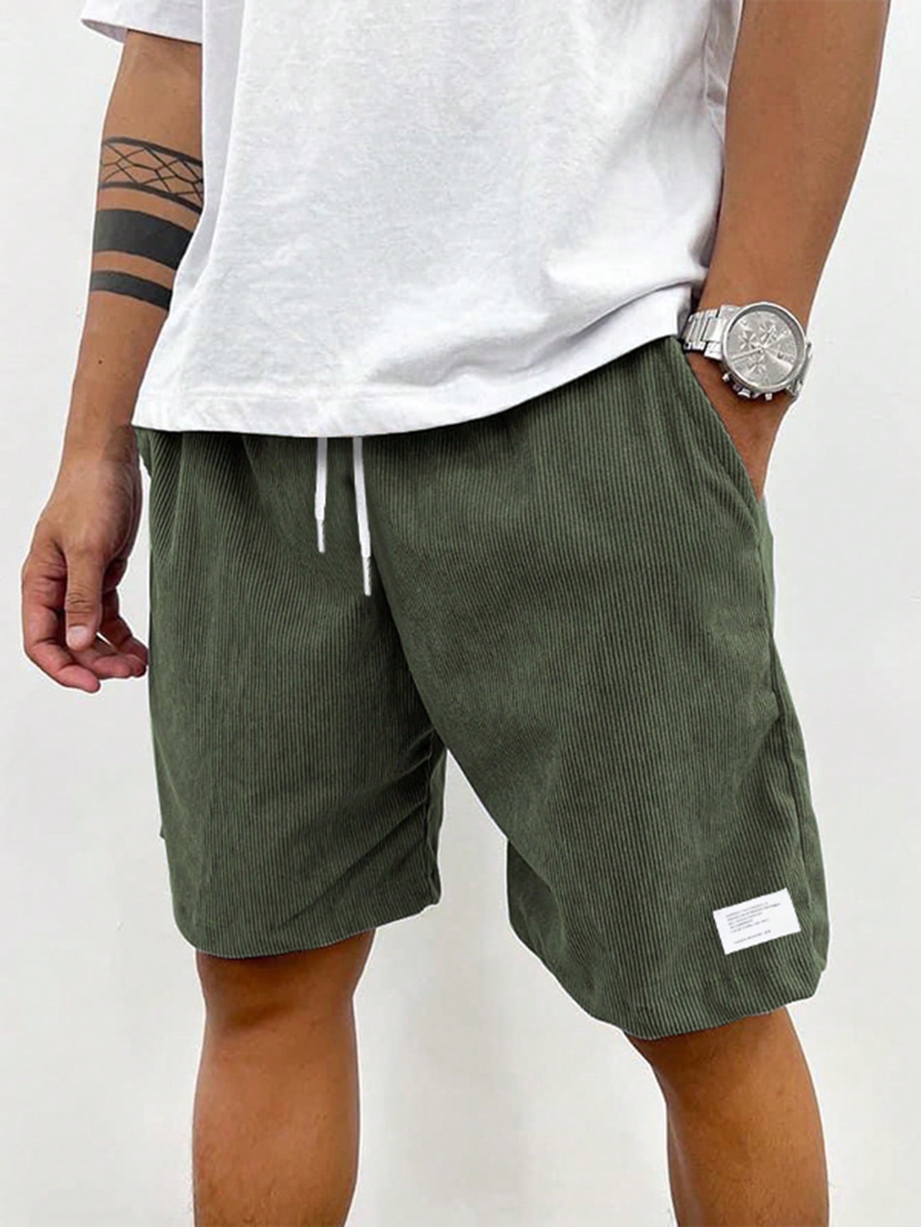 Herren Shorts Sommer Bequem Mit Kordelzug