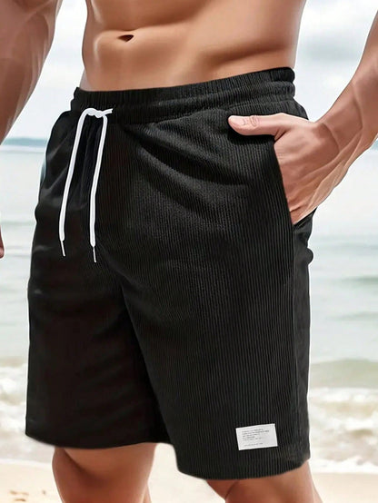 Herren Shorts Sommer Bequem Mit Kordelzug