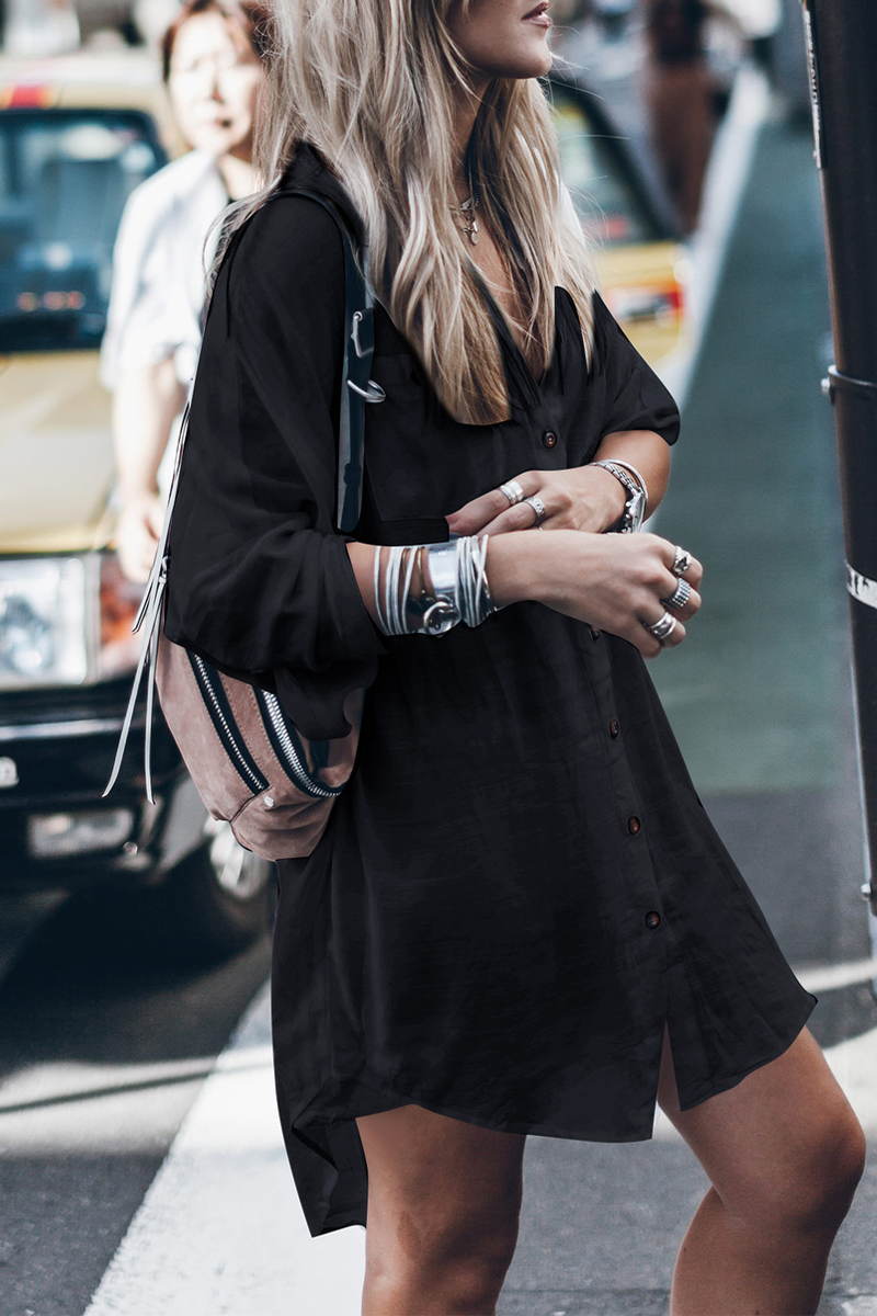 Lässiger Badeanzug Überwurf mit Knoten Trendy Sommer