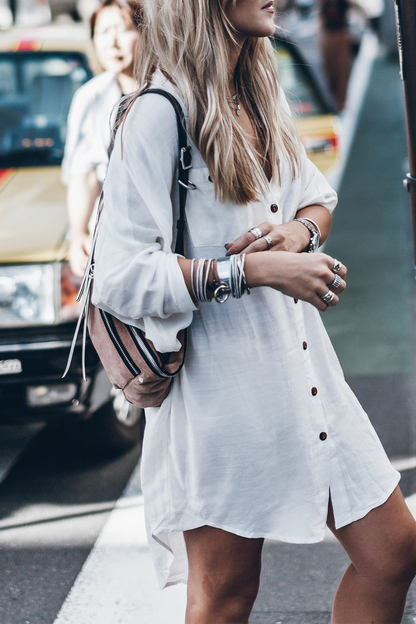 Lässiger Badeanzug Überwurf mit Knoten Trendy Sommer - BerlinGlamour