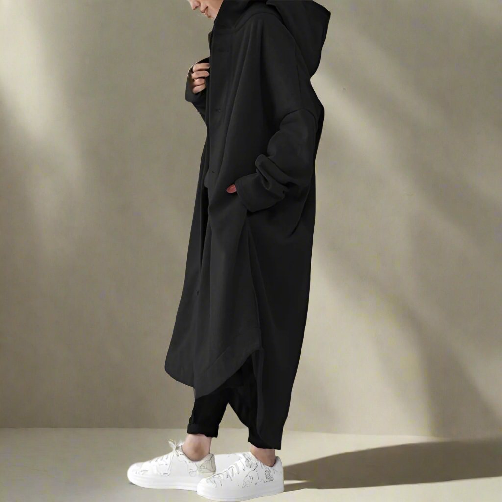 Langer Damen-Trenchcoat Modern Wasserabweisend - BerlinGlamour