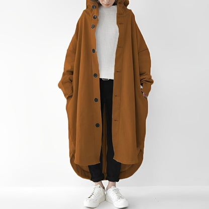 Langer Damen-Trenchcoat Modern Wasserabweisend