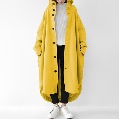 Langer Damen-Trenchcoat Modern Wasserabweisend