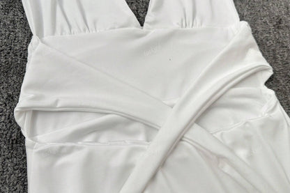 Kleid Minikleid Halterneck Figurbetont feminin