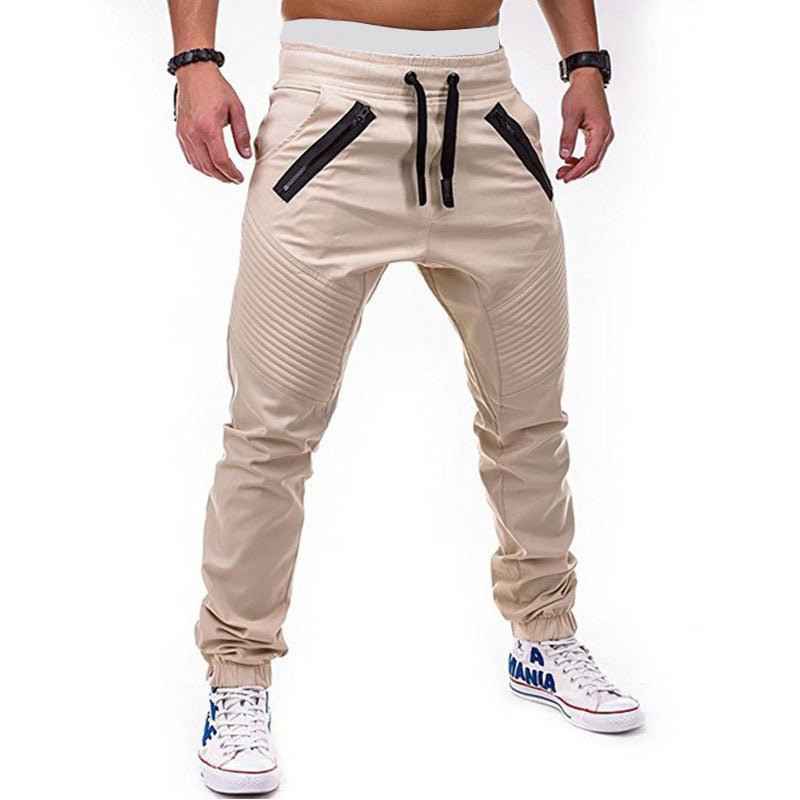 Herren Freizeithose Modern mit Reißverschluss und Stretch