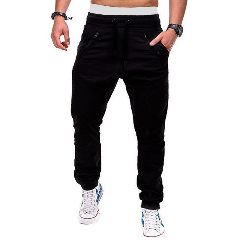 Herren Freizeithose Modern mit Reißverschluss und Stretch