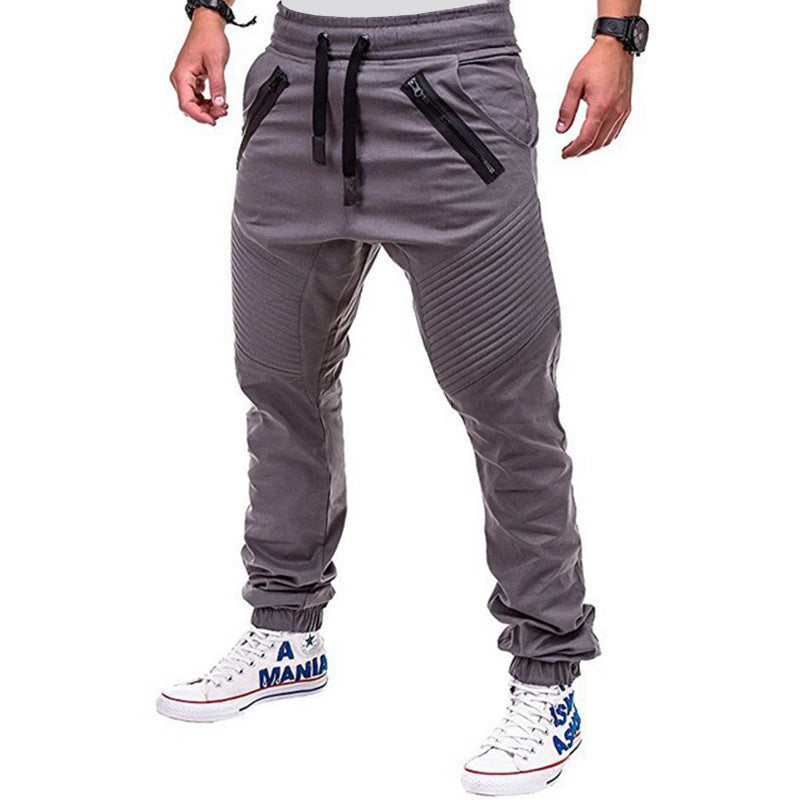 Herren Freizeithose Modern mit Reißverschluss und Stretch