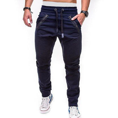 Herren Freizeithose Modern mit Reißverschluss und Stretch