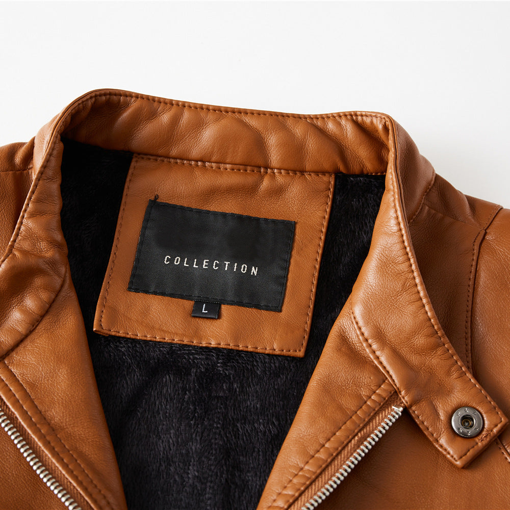 Leder Motorradjacke Herren Schwarz Hochwertig