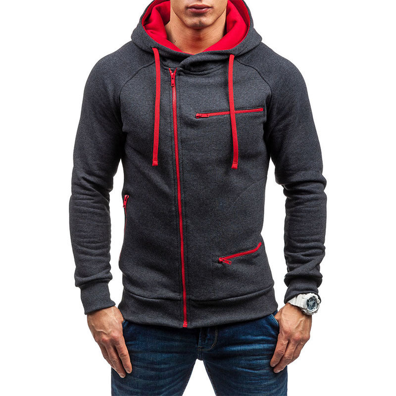 Herren Kapuzenpullover Sportlich mit Taschen - BerlinGlamour