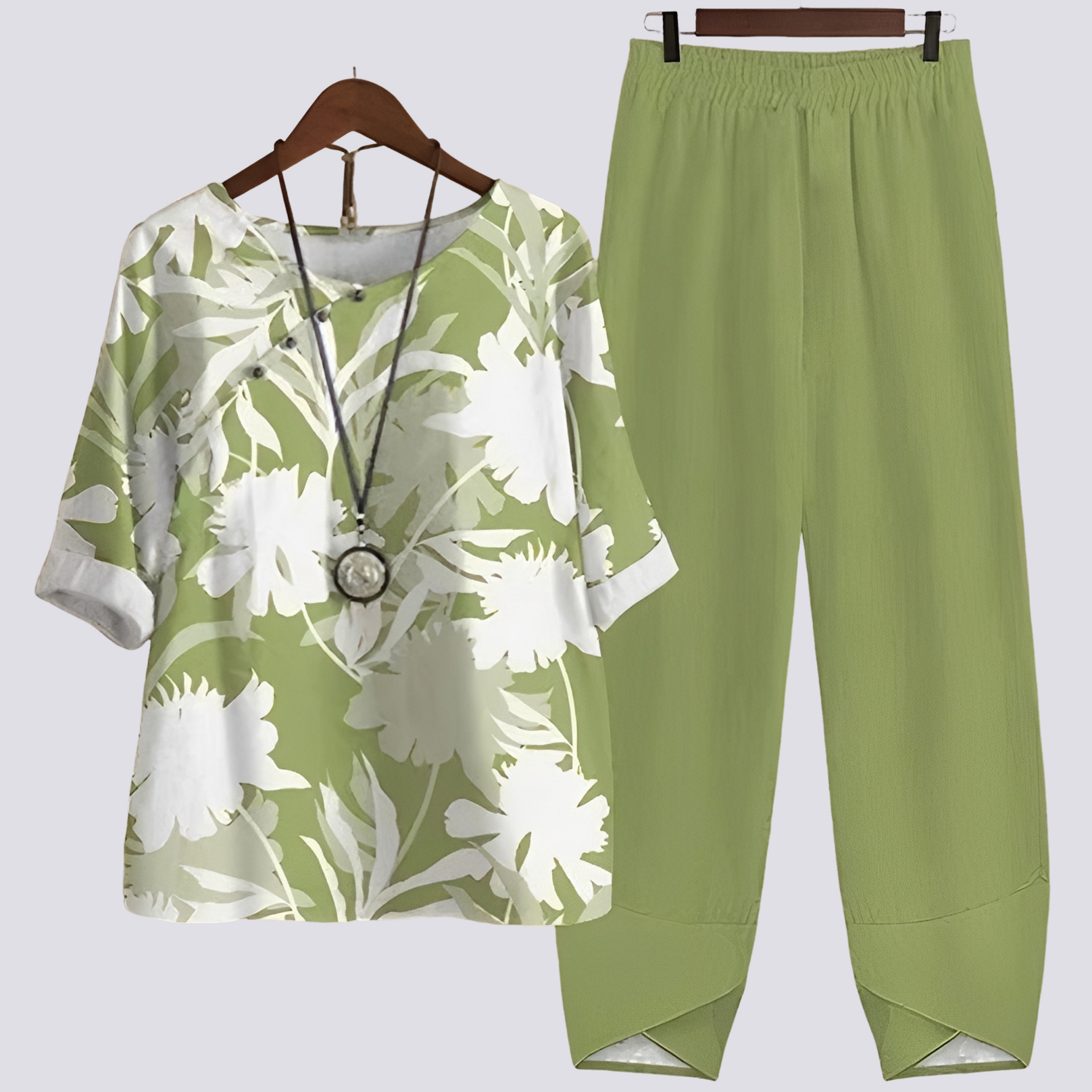 Damen Set mit Print Bequem Stilvoll - BerlinGlamour