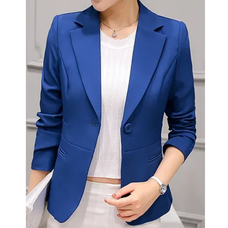 Damenblazer Eleganter Business Blazer Schwarz