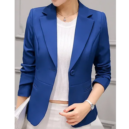 Damenblazer Eleganter Business Blazer Schwarz