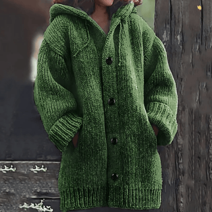 Damen Strickjacke Warm Soft Rosa