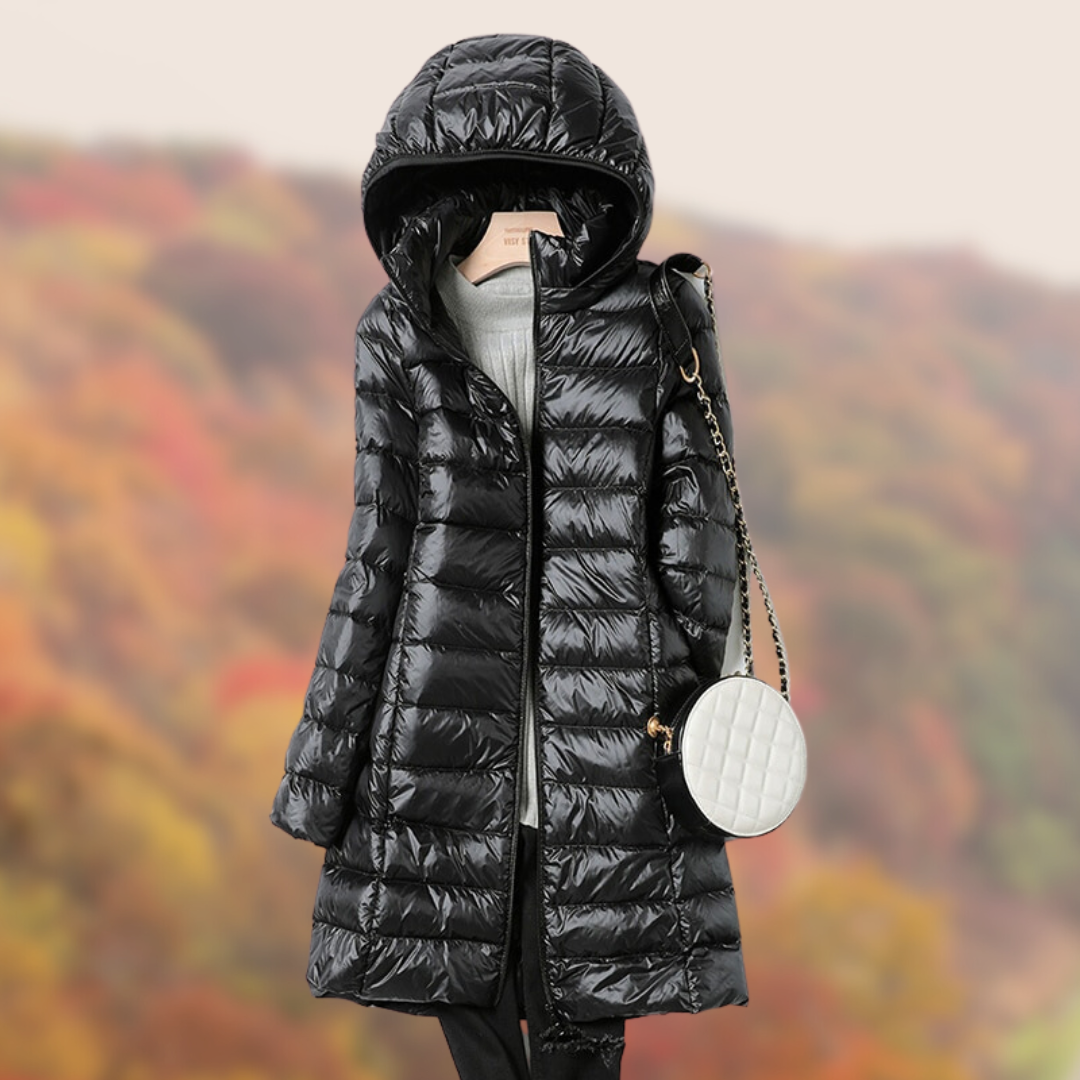 Daunenjacke Frauen Ultraleicht Mit Kapuze Waterproof