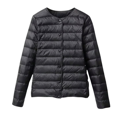 Damen Pufferjacke Leicht Gesteppt Frühlingssaison