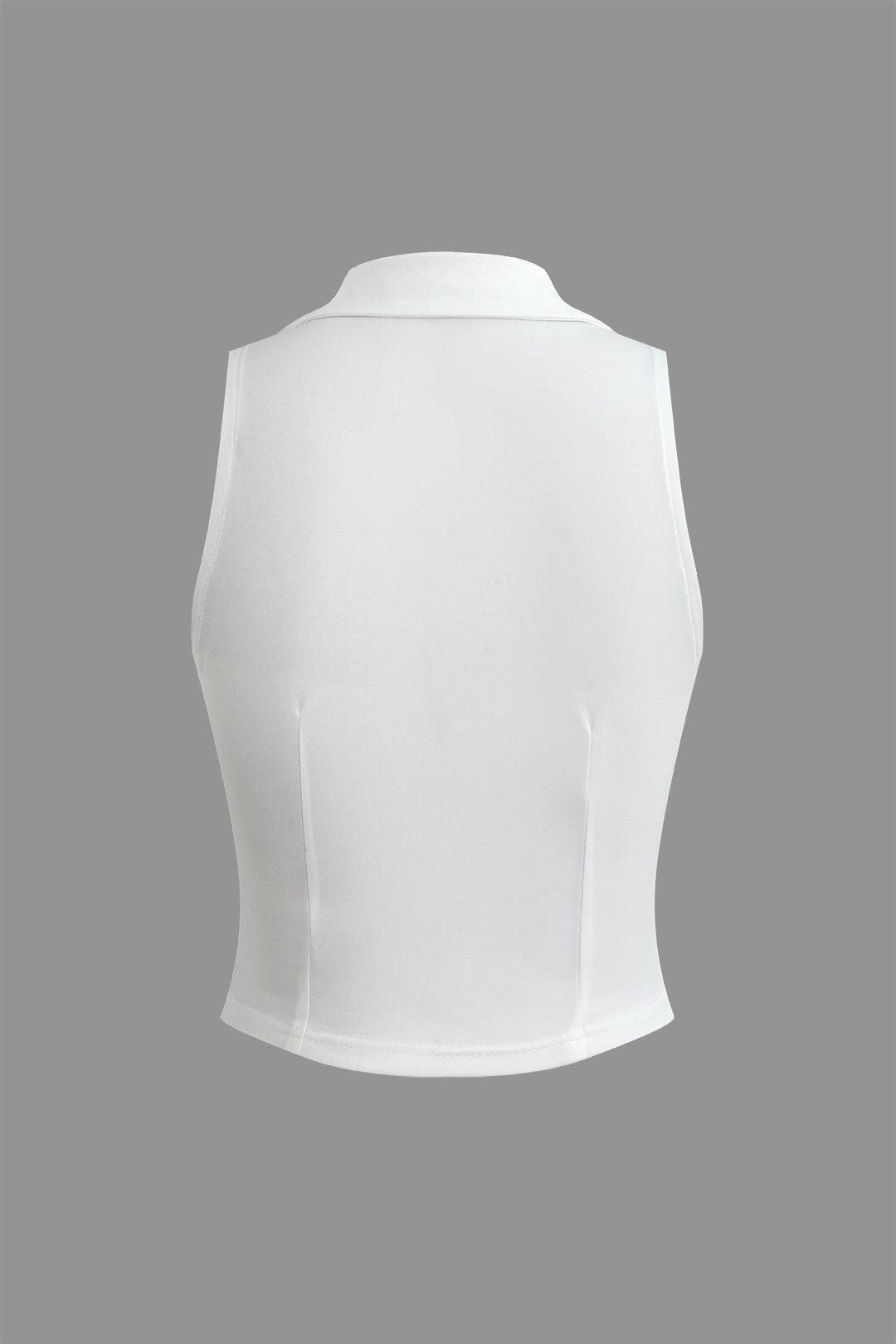 Damen Zweiteiler Set Weste Faltenrock Elegant