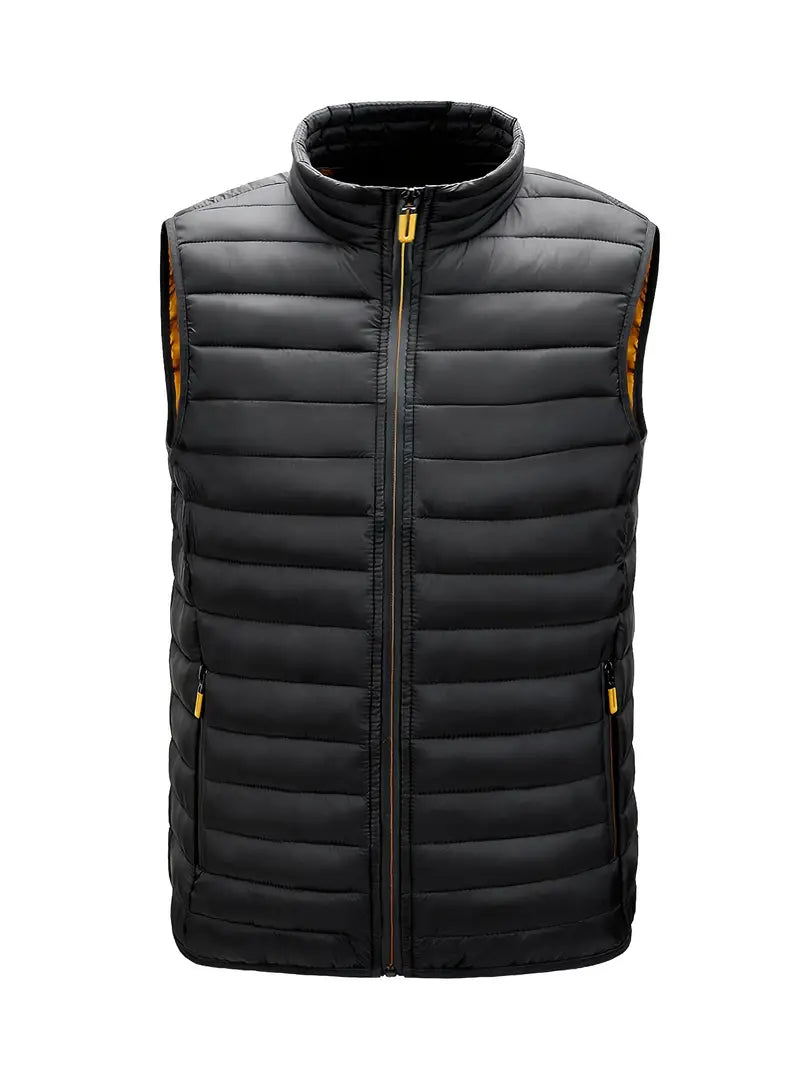 Herren Bodywarmer Leicht Steppweste Stehkragen