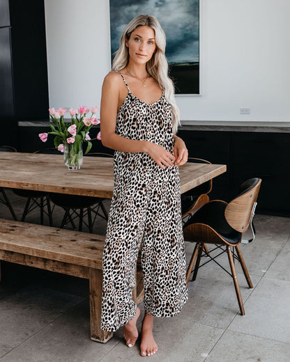 Damen Maxijumpsuit Leicht Tie-Dye Sommer