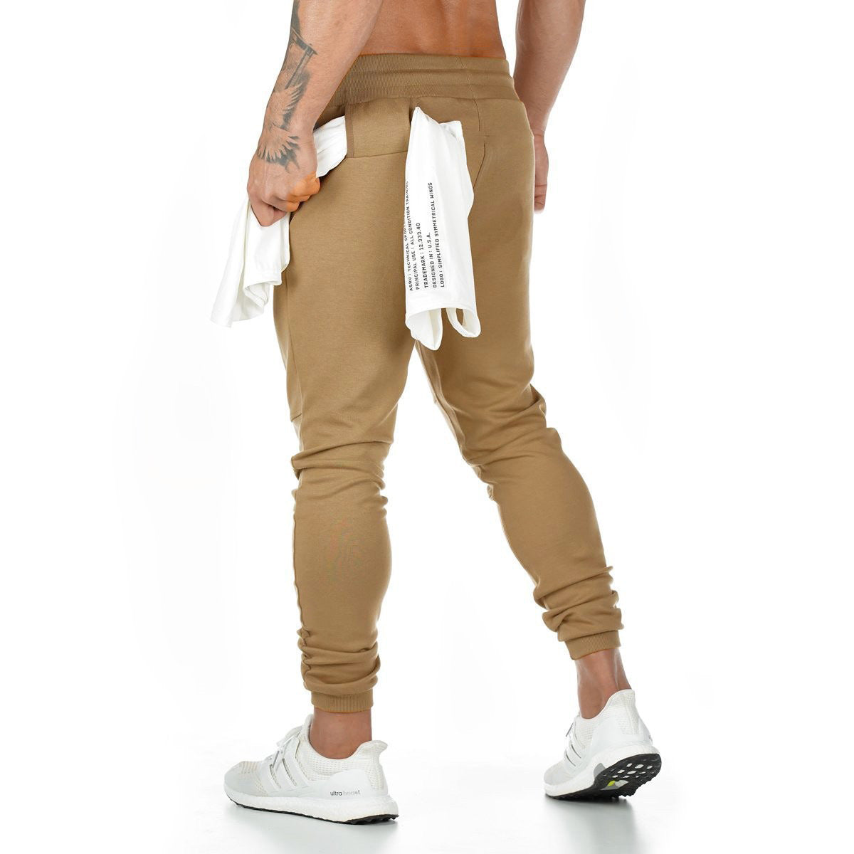 Herren Sport-Hose Jogginghose Modern Schwarz