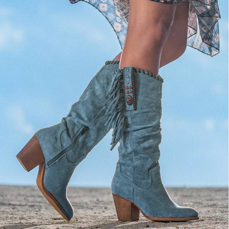 Western Stiefel Frauen Mode Schuhe