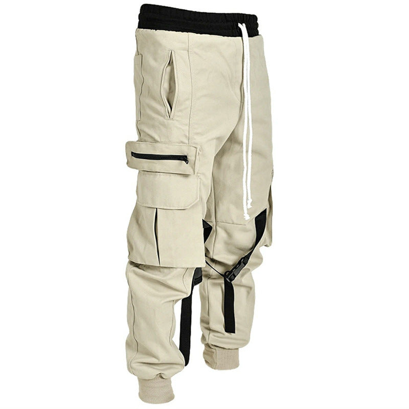 Herren Cargo-Hosen Bequem Mit Verstellbarem Bund