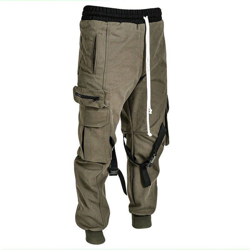 Herren Cargo-Hosen Bequem Mit Verstellbarem Bund