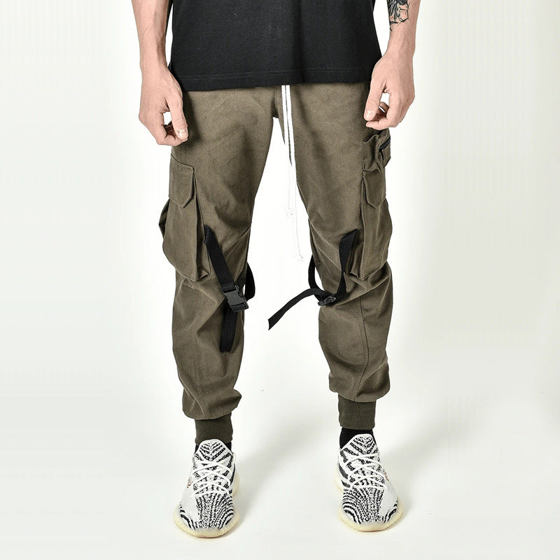 Herren Cargo-Hosen Bequem Mit Verstellbarem Bund - BerlinGlamour