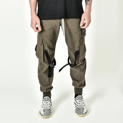 Herren Cargo-Hosen Bequem Mit Verstellbarem Bund - BerlinGlamour