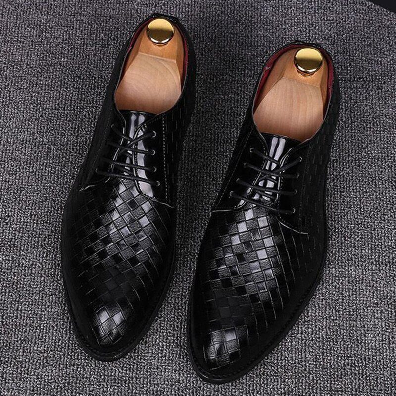Leder Schnürschuhe Herren Elegante Business Schuhe