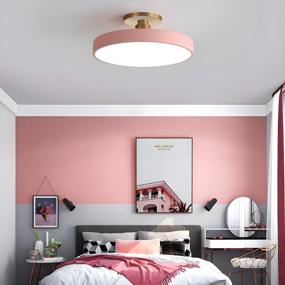 LED Deckenleuchte Modern Gold Mit Dimmfunktion