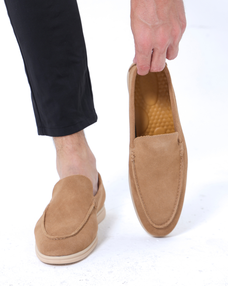 Herren Loafer Wildleder Schuhe Elegantes Design