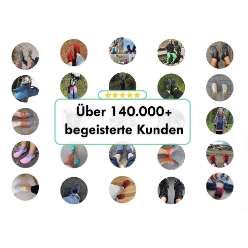 Bequeme Barfußschuhe für Frauen Natürlich Lederschuhe