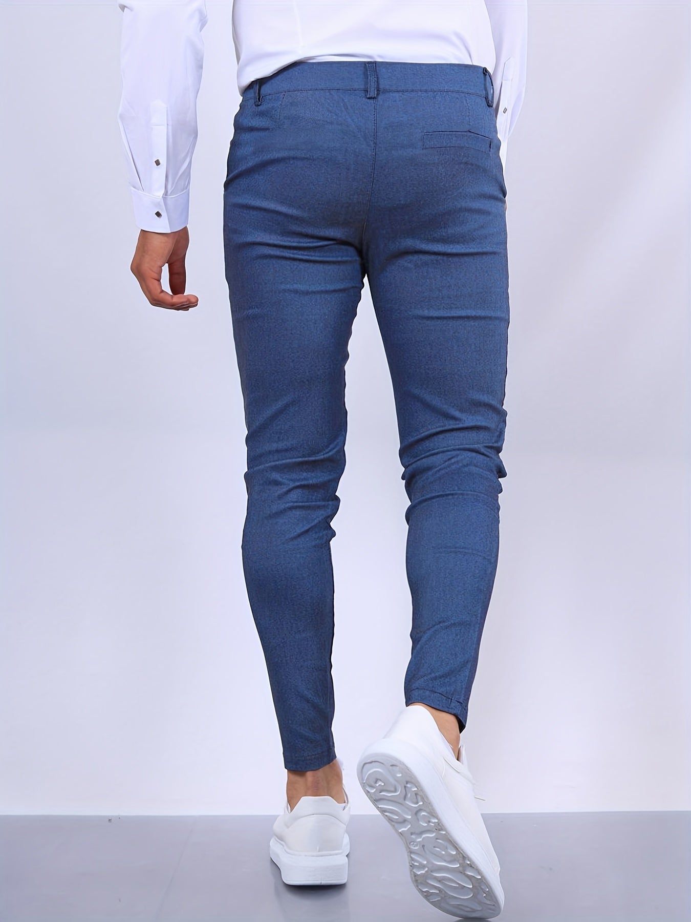 Herren Slim Fit Hose Modern Schick Schwarz - BerlinGlamour