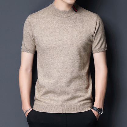 Herren T-Shirt Kurzarm Fein Baumwolle Hochwertig