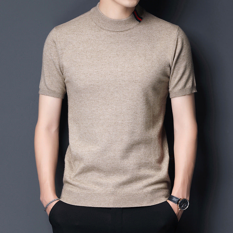 Herren T-Shirt Kurzarm Fein Baumwolle Hochwertig