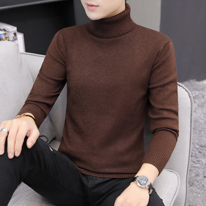 Herren Strickpullover Hochgeschlossen Elegant Modern