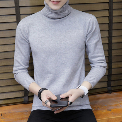 Herren Strickpullover Hochgeschlossen Elegant Modern
