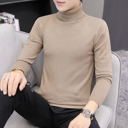 Herren Strickpullover Hochgeschlossen Elegant Modern