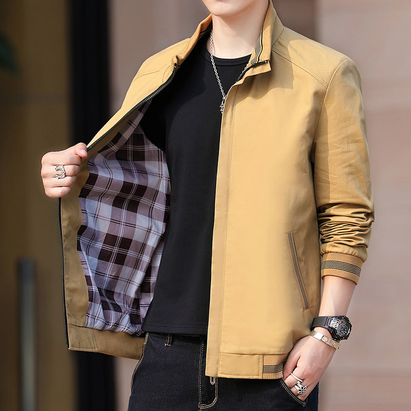 Herren Übergangsjacke Sportlich Slim Fit Schnitt