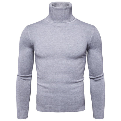 Herren Rollkragenpullover Merinowolle Weich Warm Elegante Optik