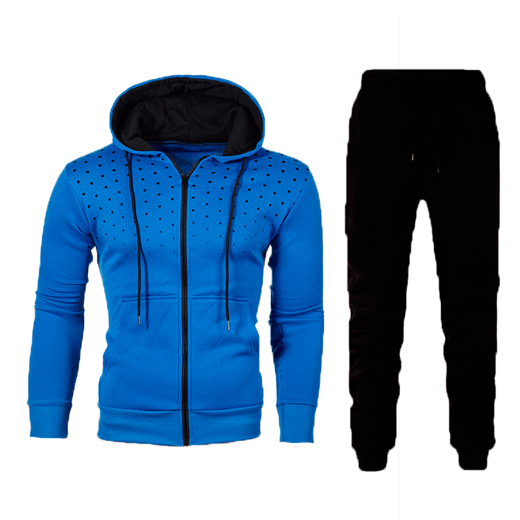 Herren Sportset Atmungsaktiv Hoodie Trainingshose Modern