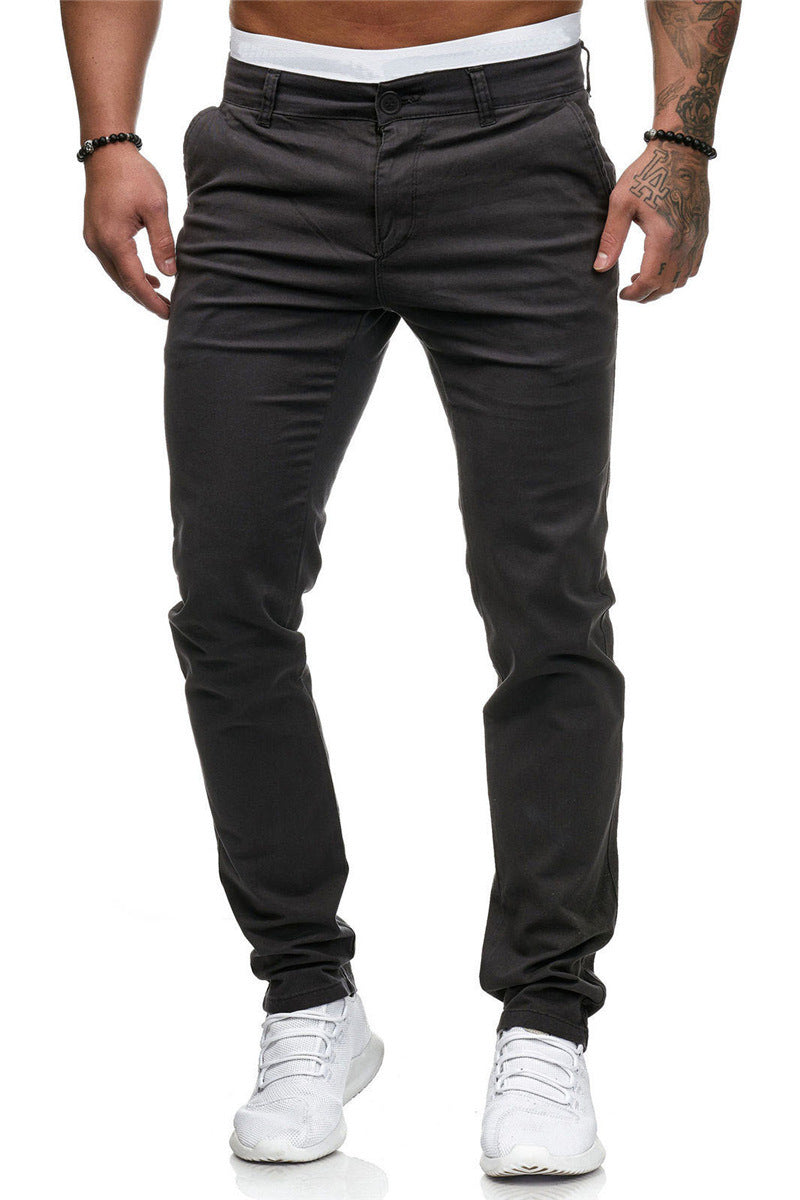 Modische Herren Jeans Slim Fit Schwarze Berlin Style