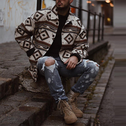Herren Manteljacke Lässig Elegant Berlin Style